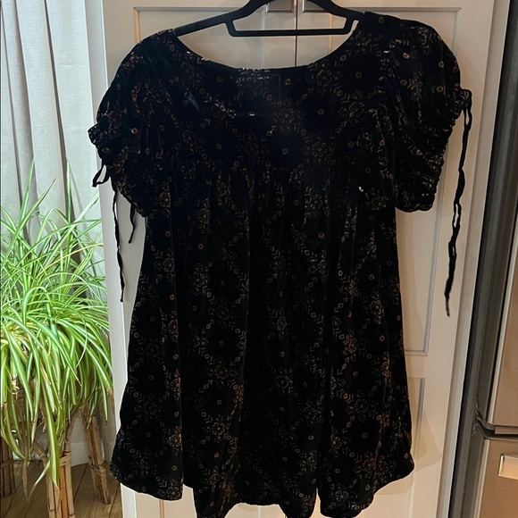 ‼️FINAL PRICE‼️ Free people velvet summer camp tunic dress - NWT - Picture 6 of 7